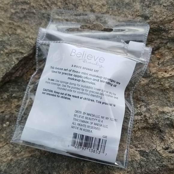 Believe Beauty 3 - Piece MakeUp Sponge Set - Picture 5 of 6